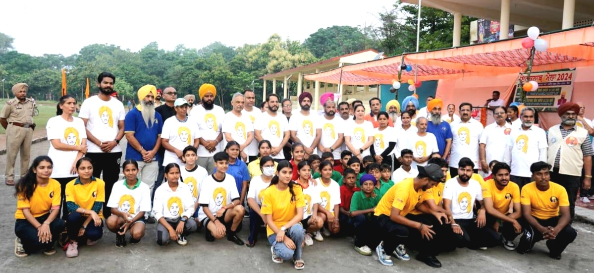 A huge bicycle rally was held at Nawanshahr regarding the 'Inqlab Mela'